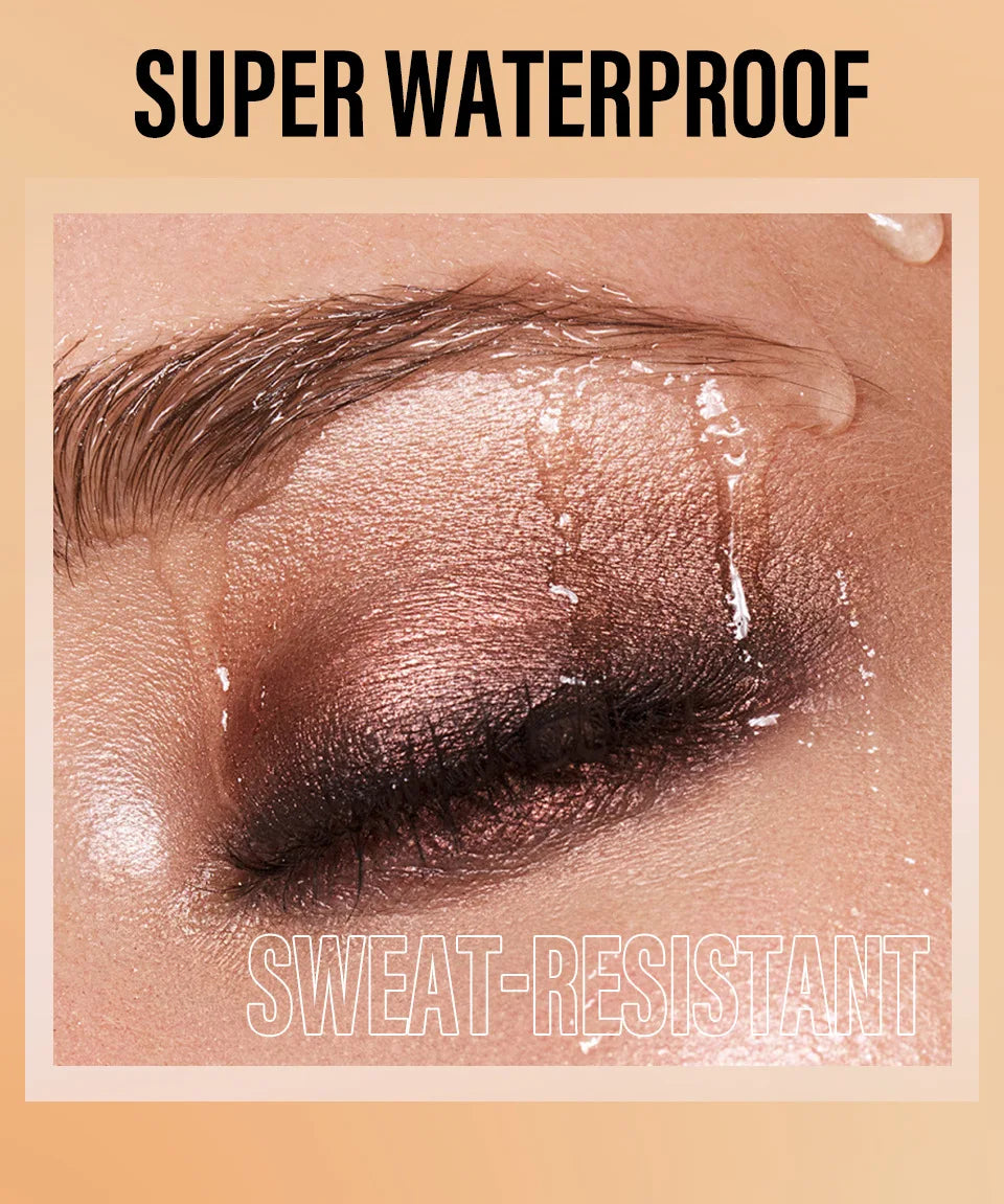 Pearlescent Matte Eyeshadow Pencil Waterproof Smoky Glitter Highlighter Pen Black Brown Makeup Tool Creamy Smooth