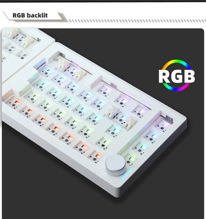 ZUOYA GMK70 VIA/Qmk separate Gaming Mechanical Keyboard kit  Wired Wireless Bluetooth Hot Swappable Gasket Customized Split