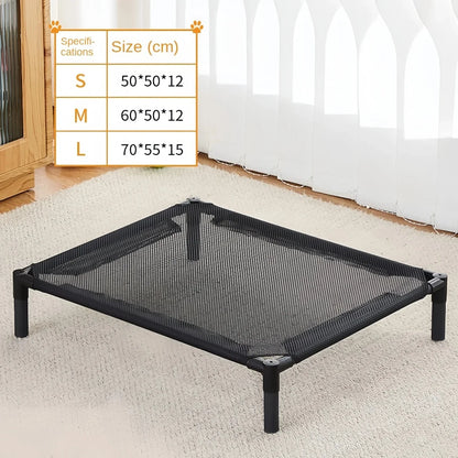 Elevated Pet Bed Dog Cat  Folding Pet Camping Bed Cat Dog House Portable Removable Washable Four Seasons Cats Kennel Puppy Beds