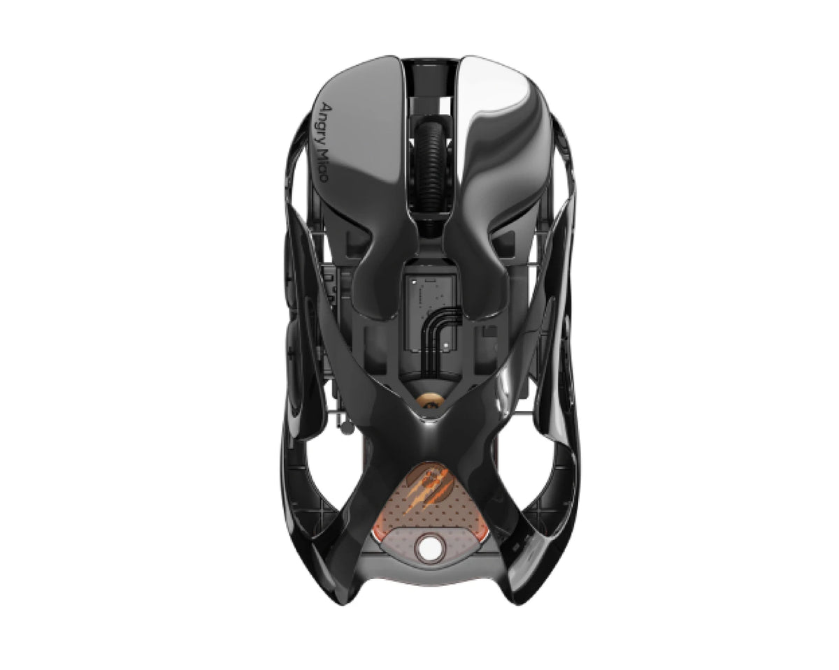 Angry Miao AM Infinity Mouse Tri Mode Wireless Mouse Paw3950 8000Hz Lightweight Hollow Out Magnalium Gaming Mice PC Accessories