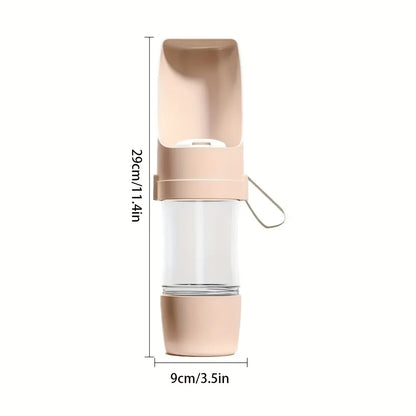 Portable Dog Water Bottle Durable Pet Hydration Dispenser Outdoor Walks Hiking Travel Pet Ergonomic Bottle Dog Water Dispenser