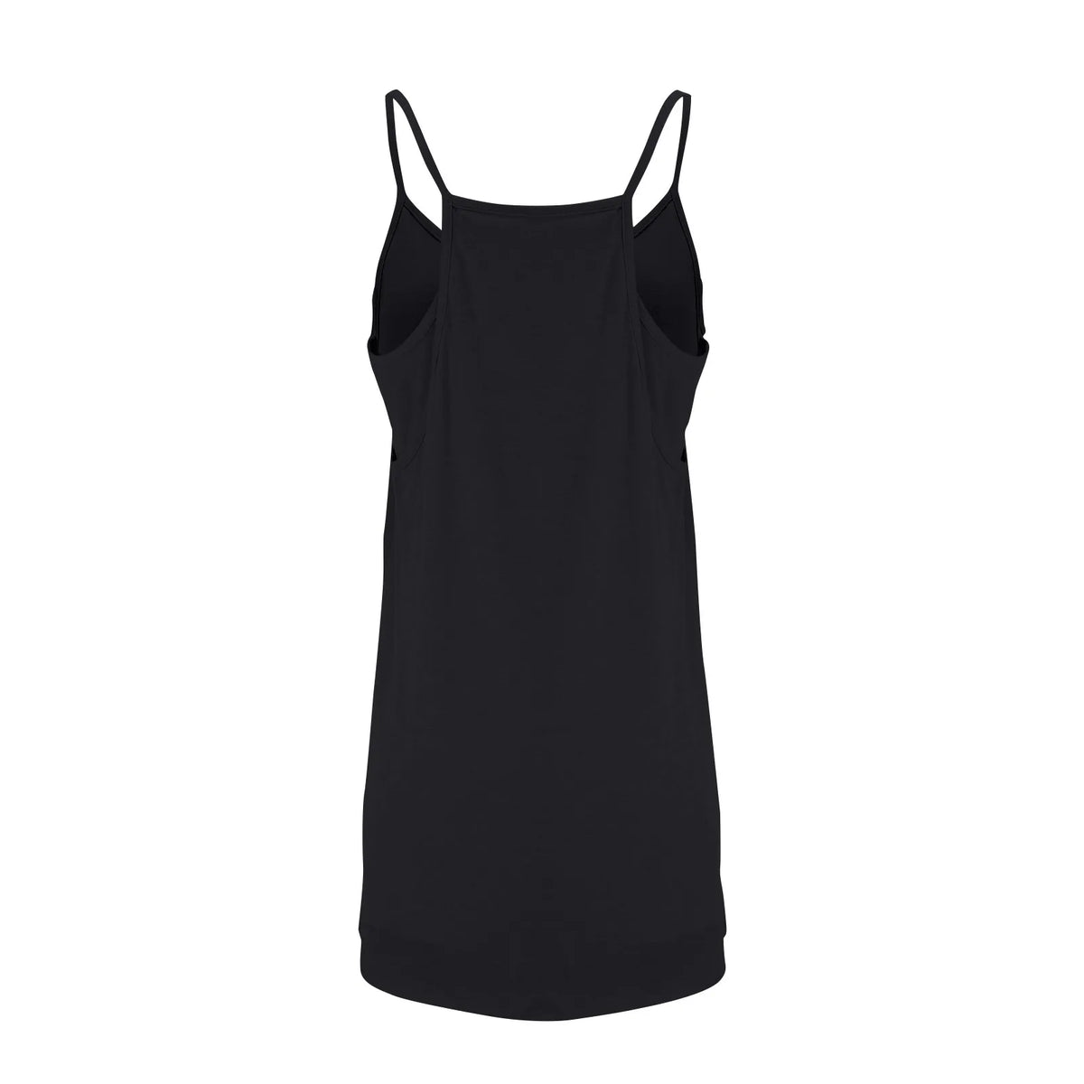 Women's Tennis Dress Solid Color Pocket Sexy Suspender Fake Two-piece Loose Breathable Comfortable Sports Dress