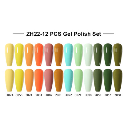NAILCO 15ml Gel Nail Polish Set 30pcs/Lot Gel Polish Nail Soak Off UV LED Semi-Permanent Varnishes Nail Art Salon Free Shipping