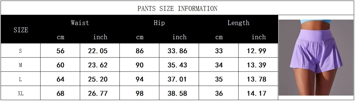 Women Gym Running Shorts Double Deck Quick Dry Gym Sport Shorts Fitness Jogging Workout Shorts With Pocket Sports Tight Short