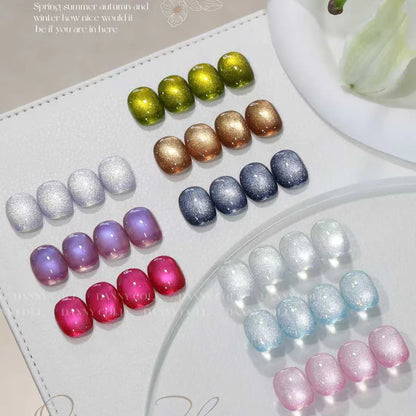 New Cat Eye Gel Nail Polish Collection Set With Free Display UV LED Gel Polish 9D Magnet Cat's Eye Magenetic Gel 30pcs/set 15ml