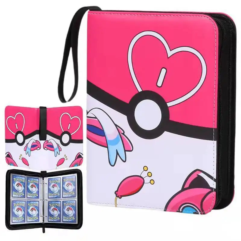 400 Pockets Anime Peripheral Pokemon Game Collection Card Book multiple styles Storage card holder Exquisite Kawaii Boy Toy Gift