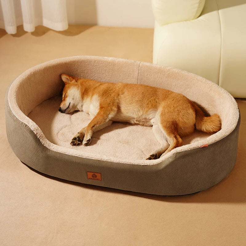 Dog Beds for Large Dogs, Winter Orthopedic Dog Bed for Medium Large Dogs,Big Waterproof Couch Pet Bed