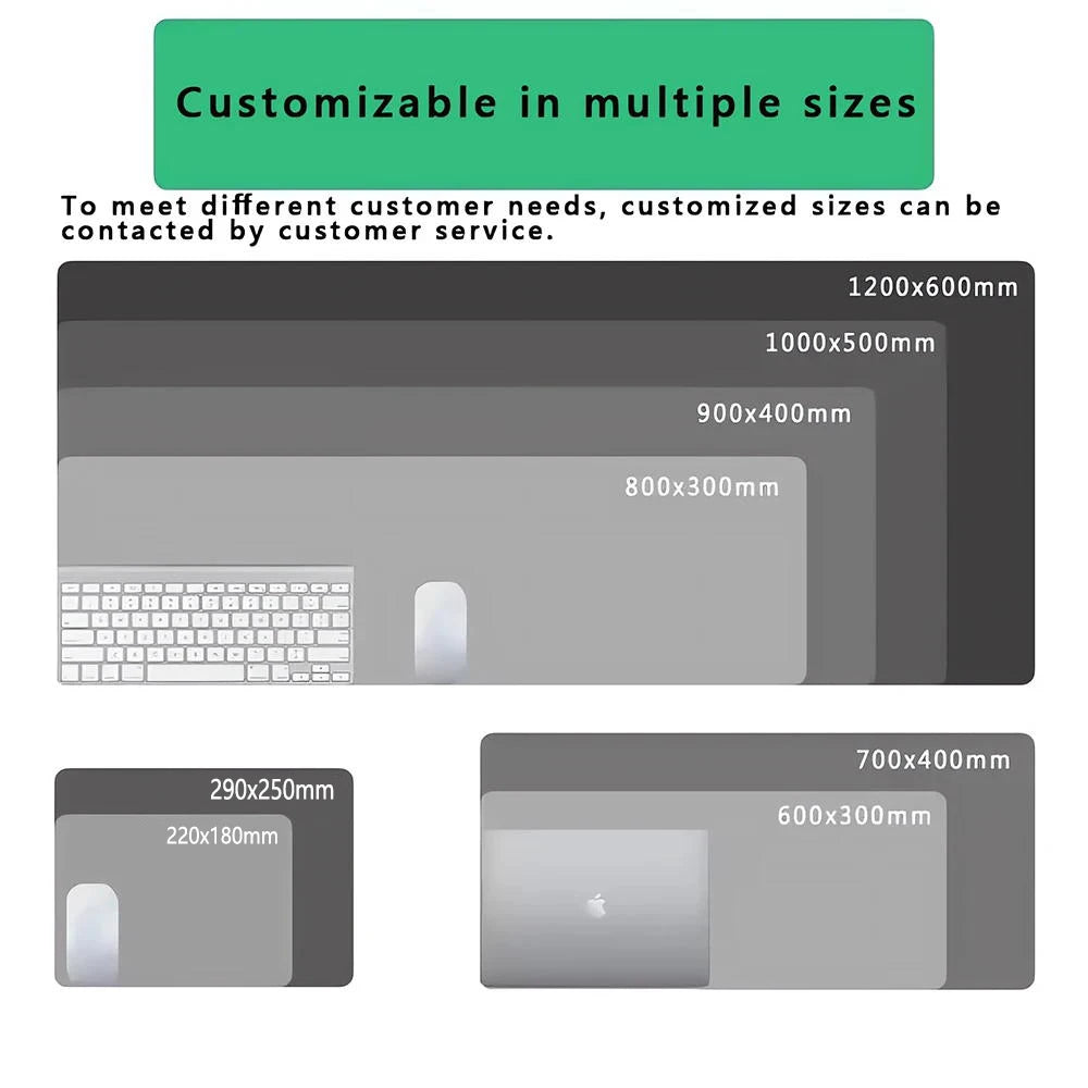 Black and White Dragon Mouse Pad Large Gaming Mousepads Computer Mousepad Mouse Mat 90x40cm Desk Pads For PC Keyboard Mats Table