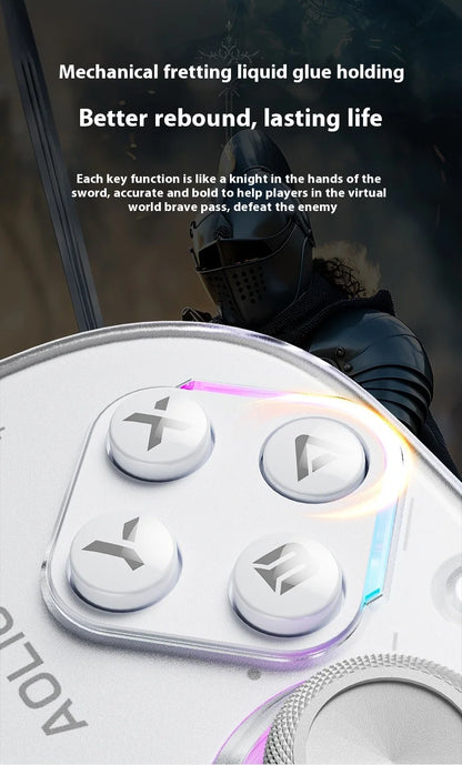 Aolion J20 Knight Wireless Gamepad with Left And Right Switch Hall Joystick Motion Sensing Custom For NS Joycon Game Accessories