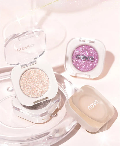 Monochrome Glitter Eyeshadow Pearlescent Highlighter Powder Makeup Diamond Eye Shadow Palette Bright Shiny Eye Makeup Cosmetics