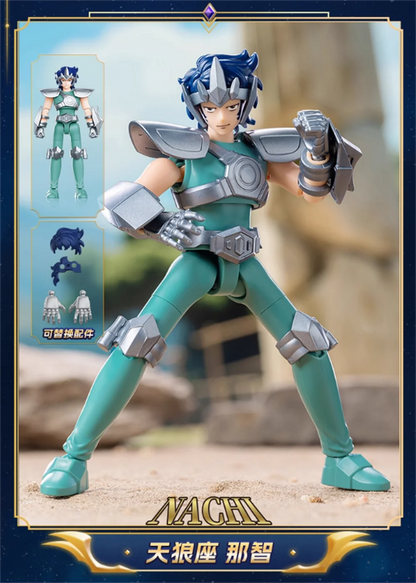 New Blokees Gold Saint Building Block Saint Seiya Assembling Toys Aiolos Sagittarius Items Assembly Action Figure Ornaments Gift