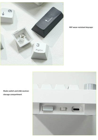 ZUOYA GMK26  QMK/VIA Gasket Number Pad Bluetooth 5.0/2.4ghz/Wired Hot Swappable Numpad Programmable for Win/Mac