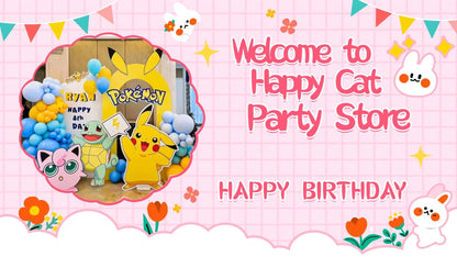 Pokemon DIY Puzzle Sticker Birthday Decoration Pikachu Make A Face Stickers Pokemon Sticker Kids Toys Boys Gifts Party Supplies
