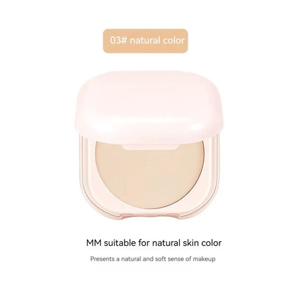 Setting Powder Oil Control Makeup Setting Brightening Skin Tone Setting Powder With Mirror Compact Portable Makeup Powder