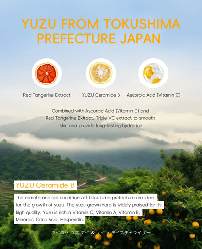LAIKOU Japan Yuzu Skin Care Set: 5-Piece Radiance & Vitamin C Kit