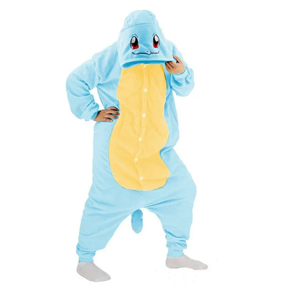 TAKARA TOMY Pokemon Kigurumi Onesie Snorlax Eevee Squirtle Gengar Pijama Cosplay Costume Halloween Adult Anime Umbreon Pajamas