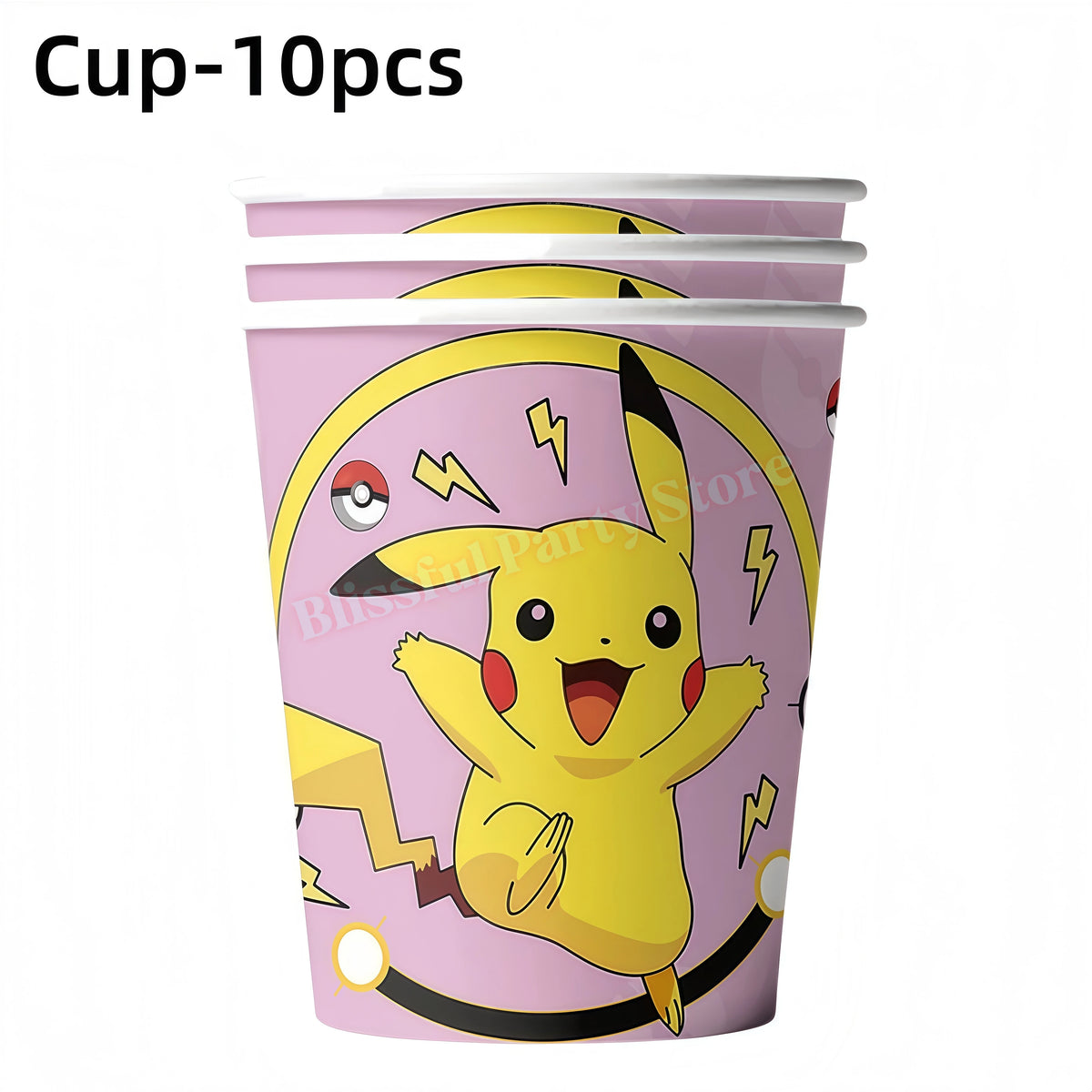 Pokemons Birthday Party Decoration Lightning Pikachu Balloon Tableware Kit Cup Plate Gift Bag Kid Favor Gift Baby Shower Supplie