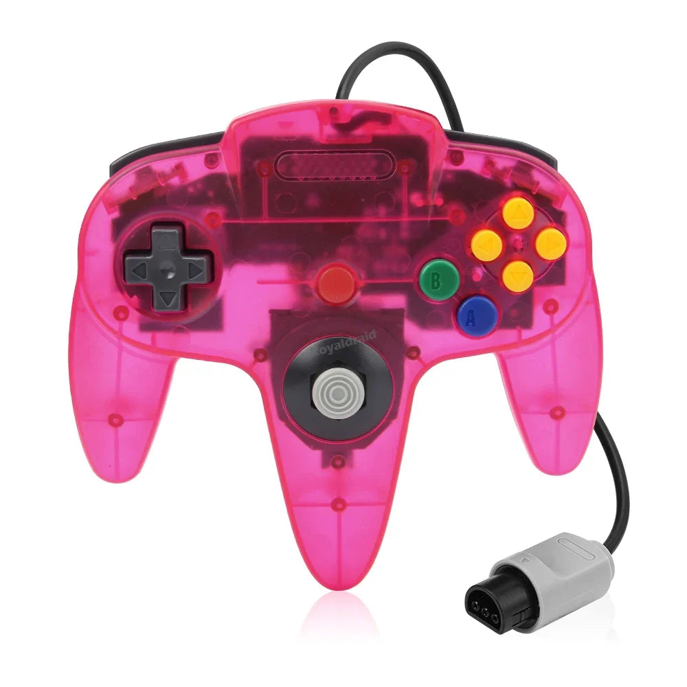 8 Colors Wired Gamepad For N64 Console Joypad Control for N64 Classic Joystick Retro Game Console Gamepad Accessories