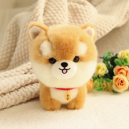 Birthday Gift Cute Puppy Doll Plush Toy Husky Doll Corgi Doll Simulation Animal Plush Doll Children Toy Gift