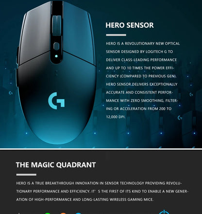 Logitech G304 /G305 FPS Gaming Mouse 1ms Low Latency Wireless LIGHTSPEED Technology