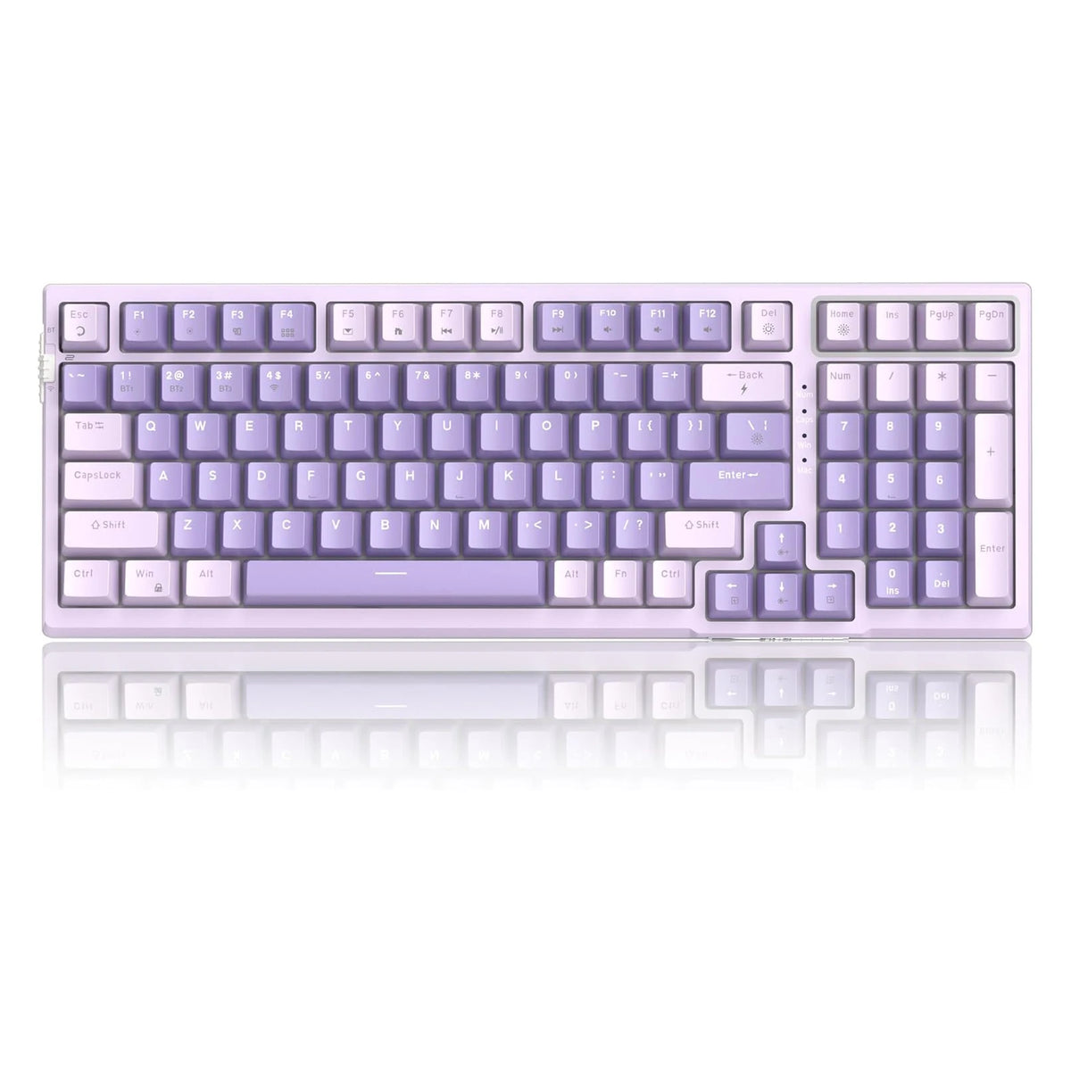 MageGee SKY98 Wireless Gasket Mechanical Gaming Keyboard, 96% Hot Swappable RGB 5-Layer Sound Padding, BT/2.4G/USB-C, NKRO