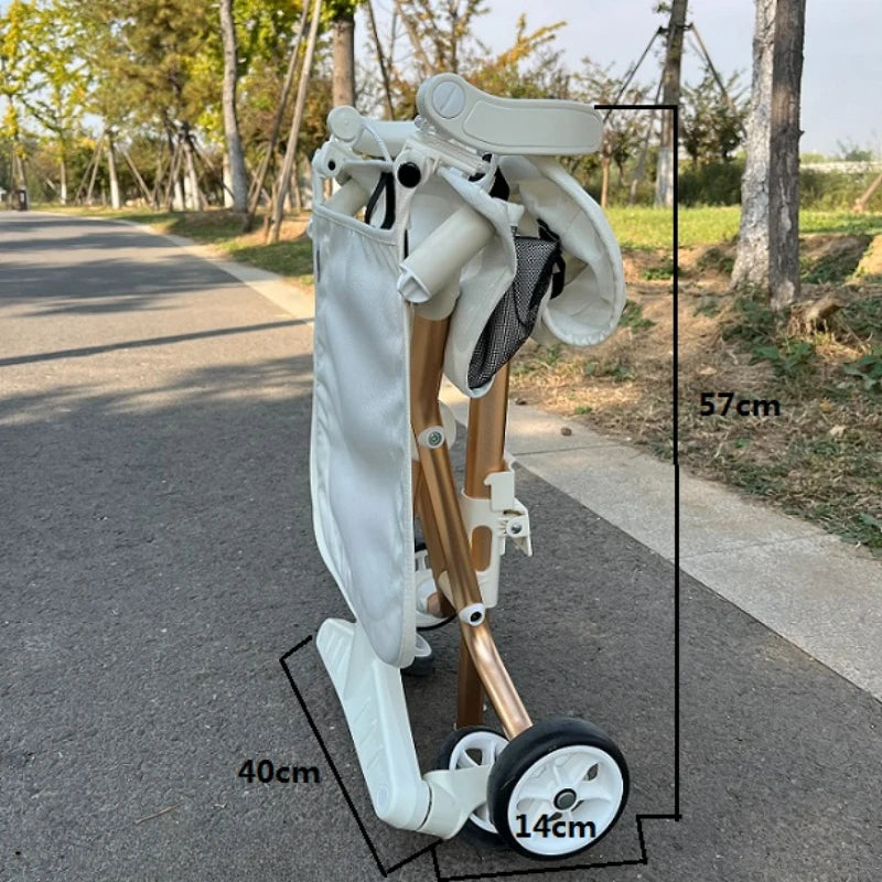 Lightweight Travel Stroller High Quality Baby Stroller Comfortable 1-8 Years Old Foldable Four Wheels Stroller Pram