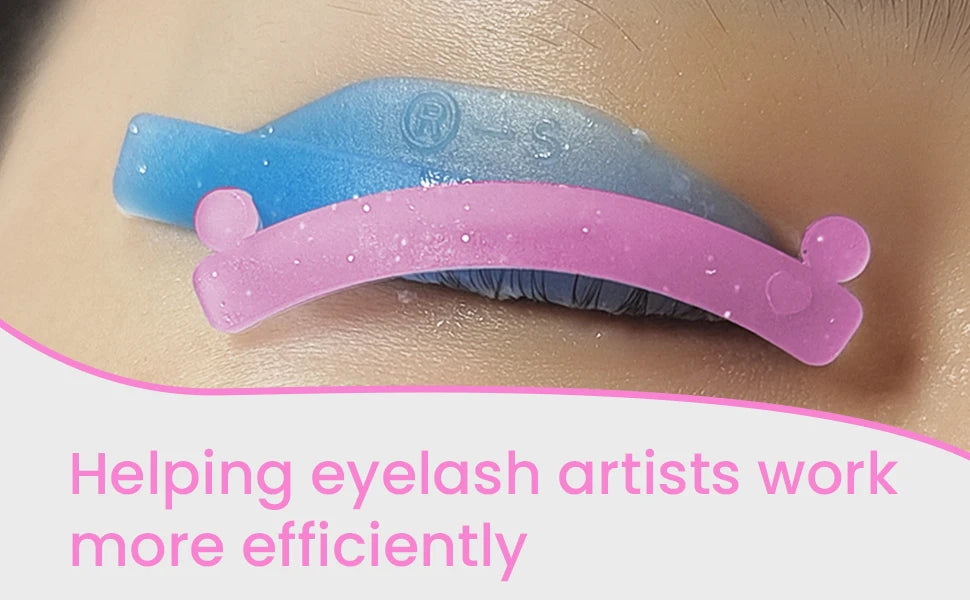 Libeauty 5 Colors Silicone Eyelash Rods Ribbon Soft Colorful Lash Lift Ribbon Perm Multi-Functional Eyelash Lifting Makeup Tools