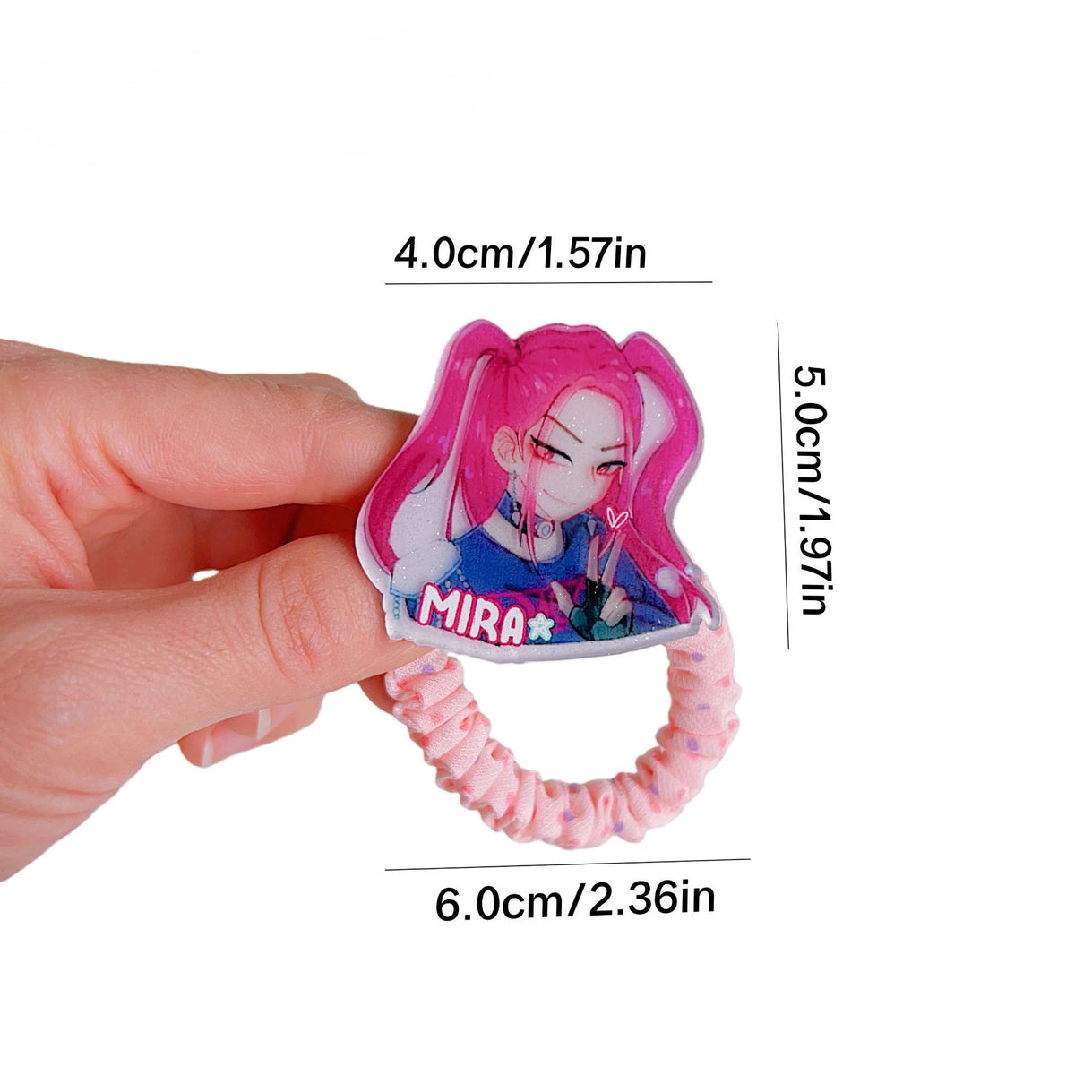 Creative Girls Group Hair Accessories Acrylic Hair Clips & Elastic Hair Bands, Lovely Birthday Gifts for Little Girls