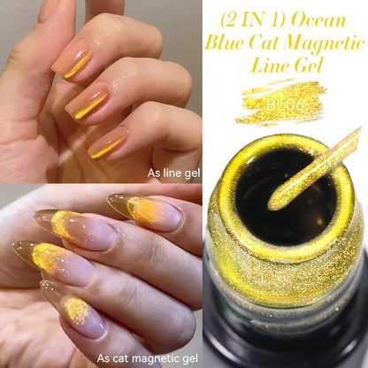 LILYCUTE 5ml Super Bright Silver Metallic Painting Liner Gel Nail Polish Drawing Stripe Graffiti Mirror Pull Line UV Gel Varnish