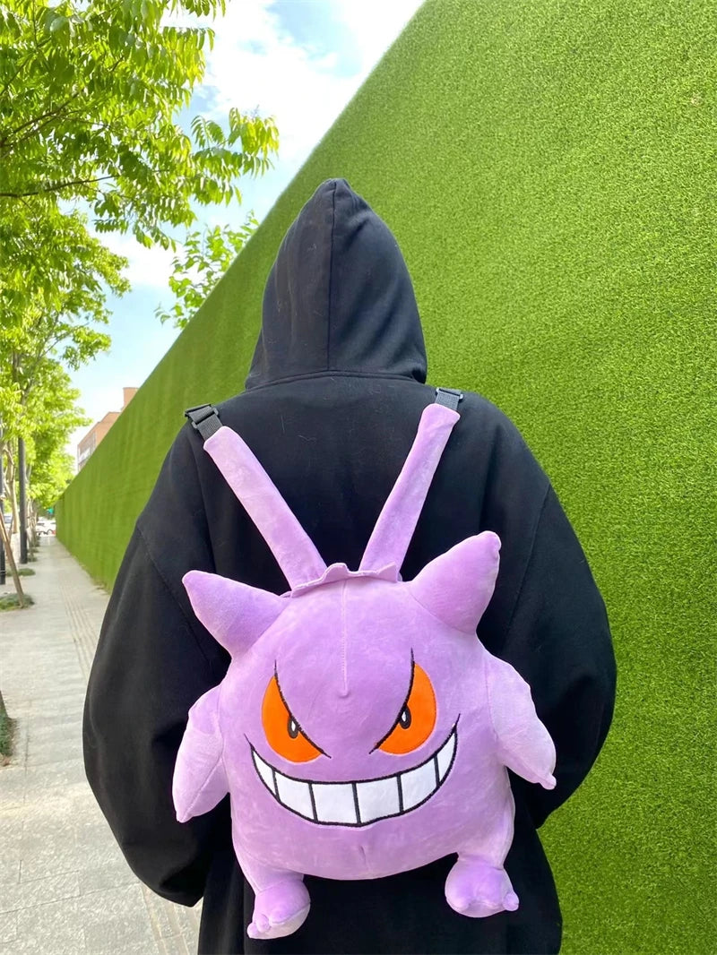 Cute Pokemon Eevee Backpack Kawaii Plush Bag Schoolbag Couple Backpack Cosplay Props Christmas Gifts For Girl Boy Child Kids