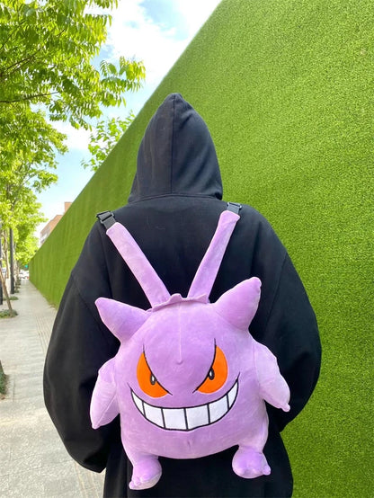 Cute Pokemon Eevee Backpack Kawaii Plush Bag Schoolbag Couple Backpack Cosplay Props Christmas Gifts For Girl Boy Child Kids