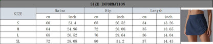 Outdoor Sports Yoga Skirt Badminton Tennis Skirt High Waist Breathable Sweat Skirt Active Athletic Yoga Fitness Skirt Short