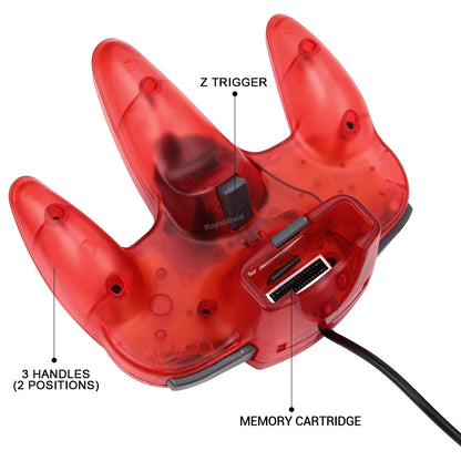 8 Colors Wired Gamepad For N64 Console Joypad Control for N64 Classic Joystick Retro Game Console Gamepad Accessories