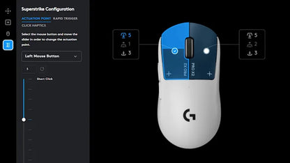Logitech PRO X2 SUPERSTRIKE Wireless Gaming Mouse Professional Gaming Mouse 44000DPI HITS Sensing For PC Gamer Accessoires Gift