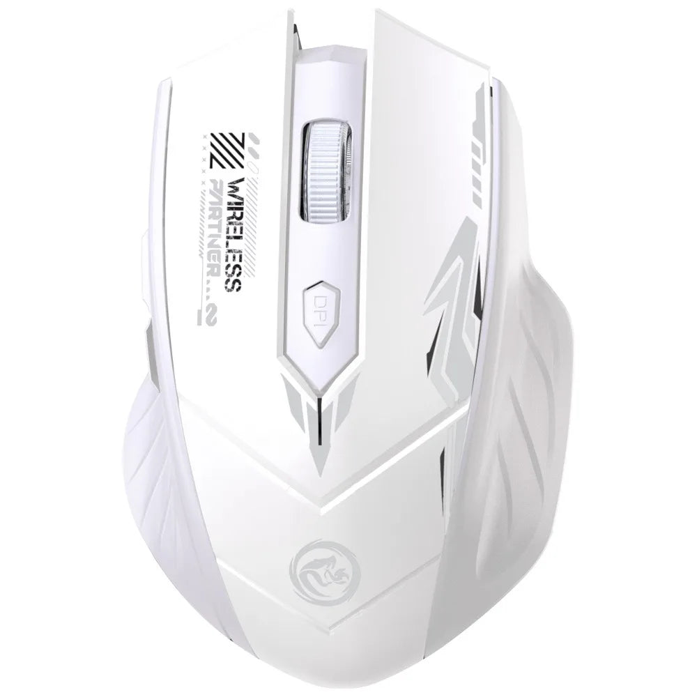 Wireless Mouse Dual Mode 2.4G Bluetooth-compatible Rechargeable Glow Mouse Noiseless Cordless Computer Mice for PC Laptop