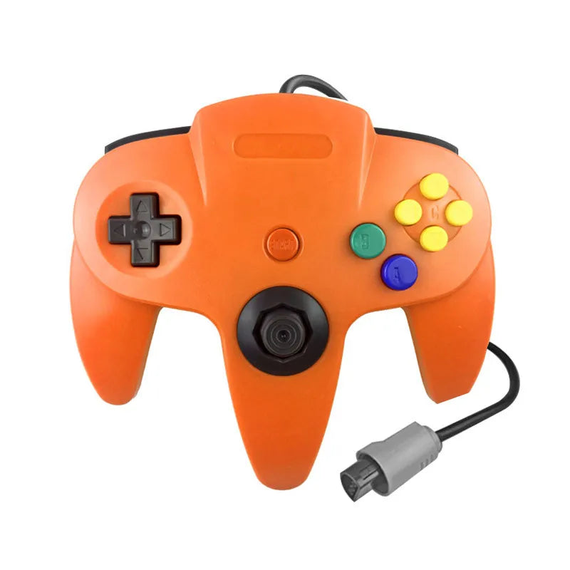Wired Transparent Gaming Joystick for N64 Gamepad Game Controller for N64 Console