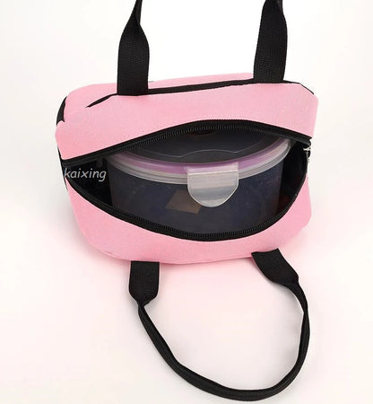 New Lunch Bags KPop Demon Hunters Print Women Men Large Capacity Picnic Drink Thermal Bag Portable Outdoor Food Lunch Handbags