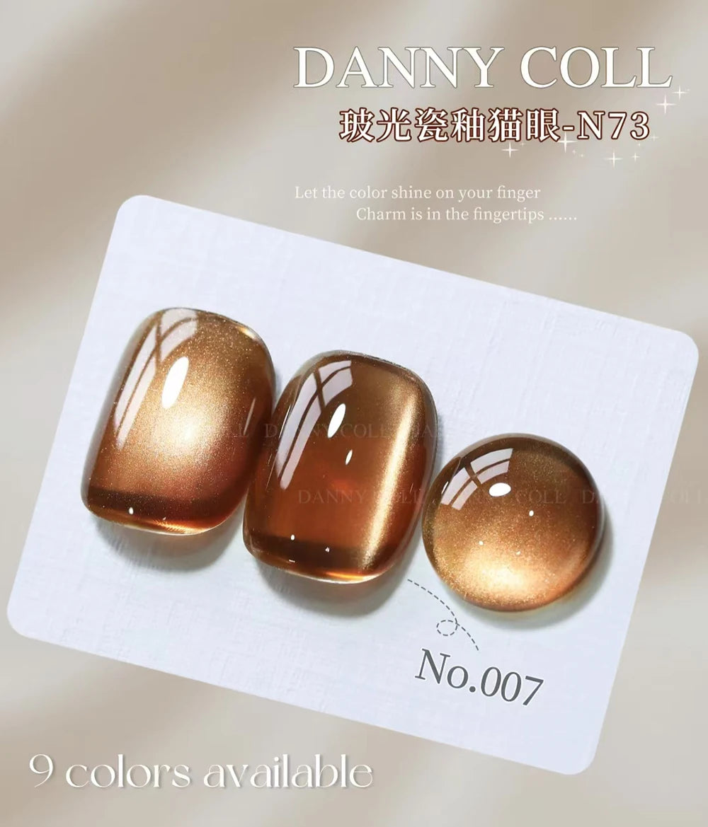 9 Color/Set Crystal Cat Eye Gel Nail Polish Set Semi Permanent UV LED Gel Lacquer Magnetic Cat Eye Gel Varnish For Nail Art 15ml