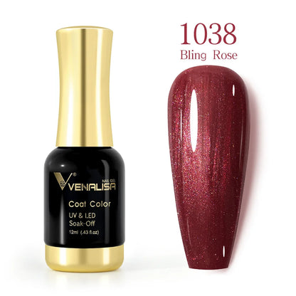 Venalisa TPO FREE Tempered Top Coat Nail Paint Gel Platinum Gel Polish Nail Soak Off UV LED Gel Polish Nail Lacquer Varnishes