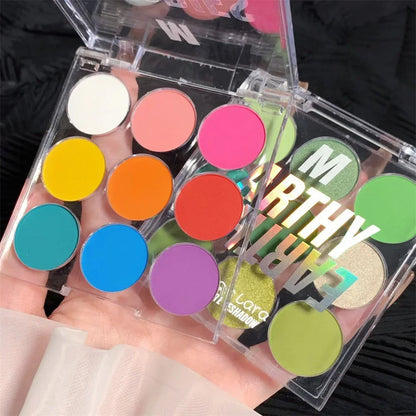 9 Colors Eye Shadow Palette Summer Pearl Matte Fine Shimmer Eyeshadow Powder Long Lasting Charming Eyes Make Up Palette Cosmetic