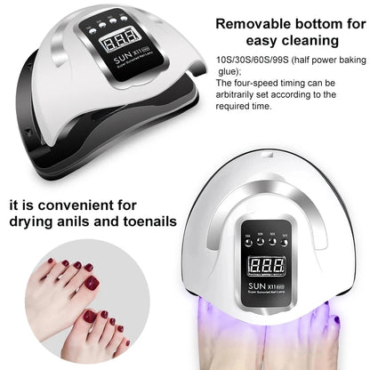 Nail Polish Kit Acrylic Nail Kit Poly Nail Gel Set With Nail Lamp Nails Extension Glitter Gel UV Building Gel Manicure Tools Set