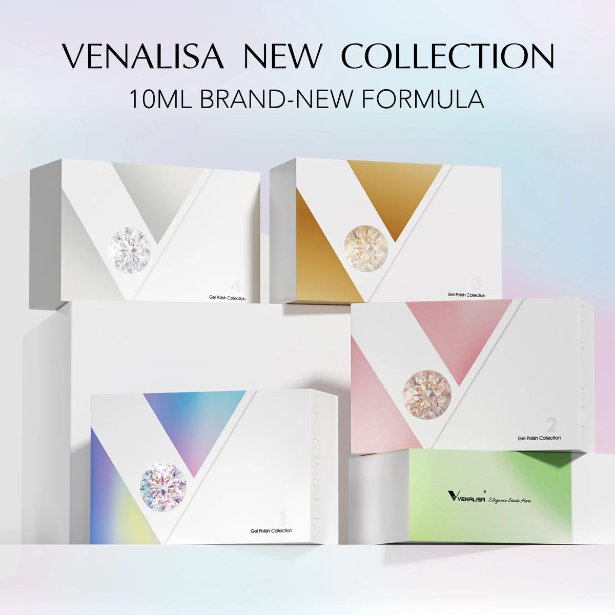 VENALISA 10ml Nail Gel Polish 90Colors HEMA/TPO Free UV LED Soak Off Long Lasting High Gloss Base TopCoat for Salon DIY Manicure