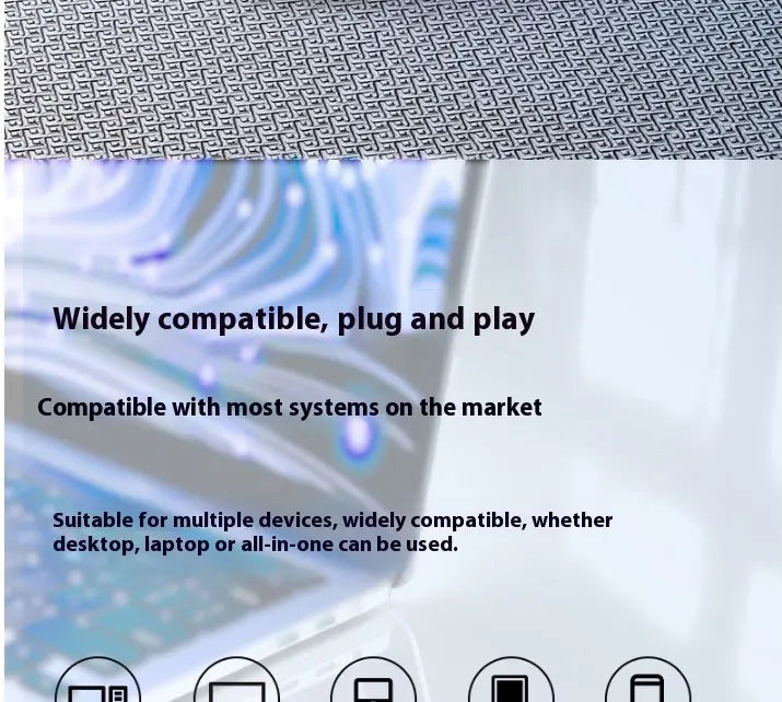 LANGTU G4 Three Mode RGB Bluetooth Wireless Mouse - Desktop Laptop Gaming Office Silent Transparent Mouse