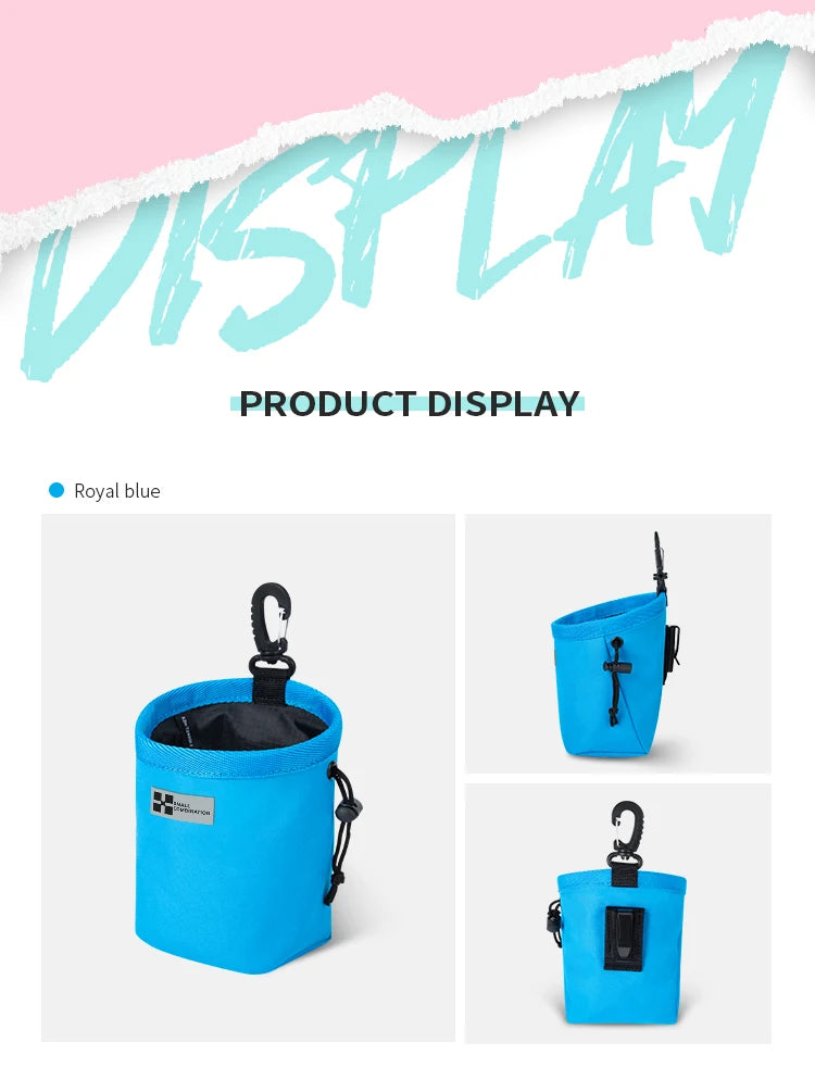 SMALL COMBINATION Portable Dog Training Snack Bag puppy dog snack bag for leash Outdoor pet snacks awards waist bag XZH-T24001-1