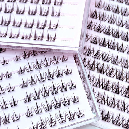 Easy to Apply 10 Rows Self-Adhesive False Eyelashes  for Natural Daily Glam