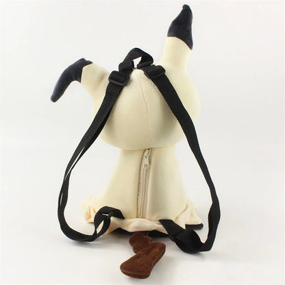 Cute Pokemon Backpack Kawaii Japanese Style Plush Bag Gengar Eevee Snorlax Backpack Schoolbag Cosplay Props Fashion Gifts