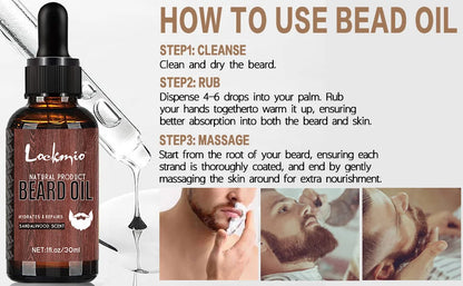 Beard Balm and Oil Beards Essence Cream for Defining Whiskers Promotes Beard Healthy Growth Oil Men Beards Soft Styling Products