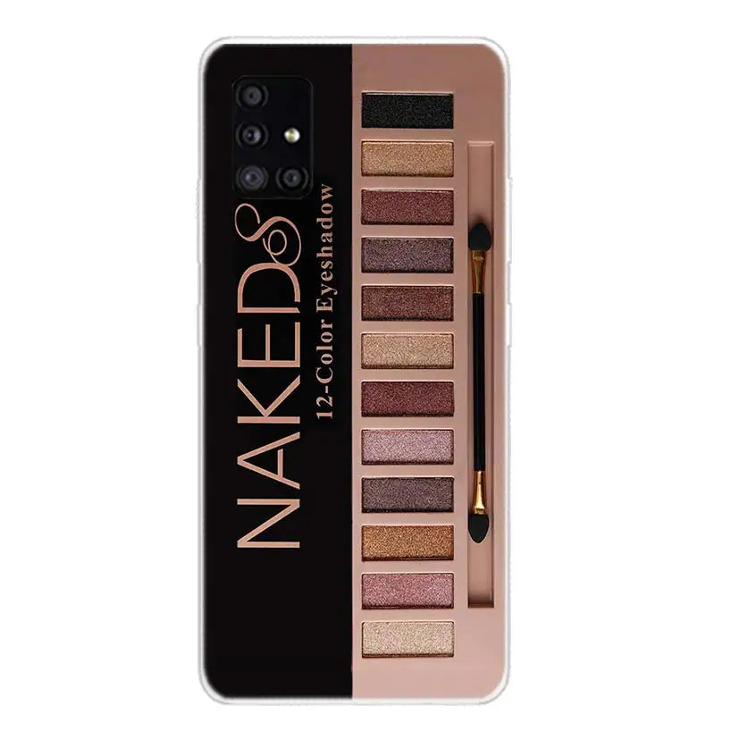 Glam Makeup Eye Shadow Box For Samsung Galaxy A15 A14 A13 A12 A55 A54 A53 A52 Phone Case A32 A35 A34 A33 A25 A24 A23 A22 A04S A0