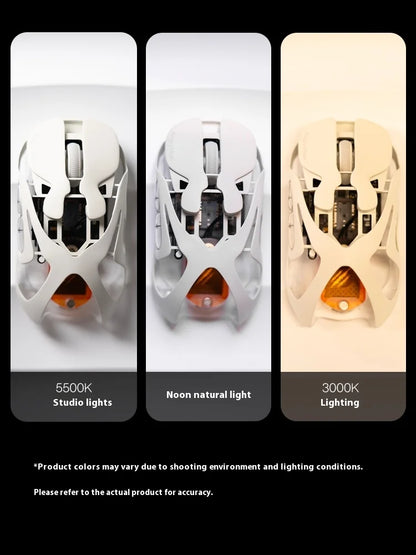 Angry Miao AM Infinity Mouse Tri Mode Wireless Mouse Paw3950 8000Hz Lightweight Hollow Out Magnalium Gaming Mice PC Accessories