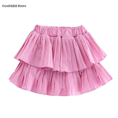 Girls Hip Hop Off Shoulder Crop Top ‌Street Dance Skirts Cargo Pants Children Streetwear Jeans Kids K-pop Girl Group Clothes Set